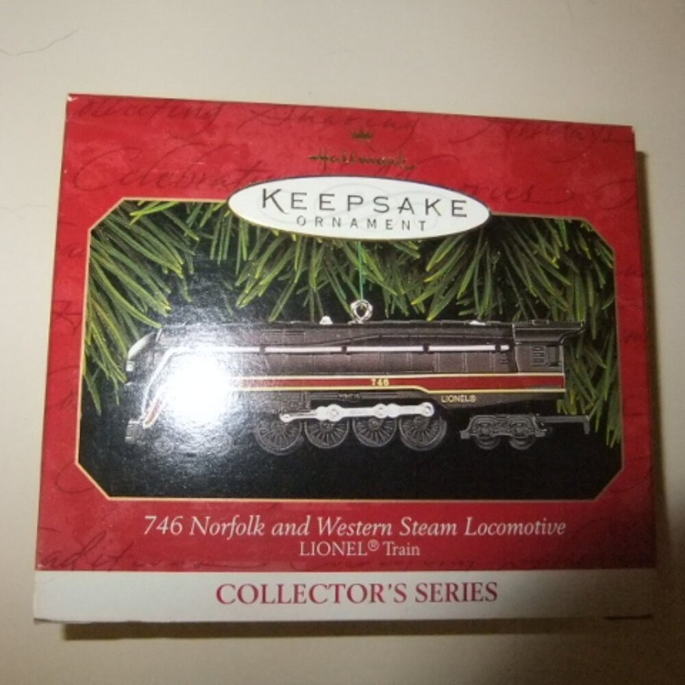 Hallmark 746 Norfolk and Western Steam Locomotive Lionel Train Die Cast